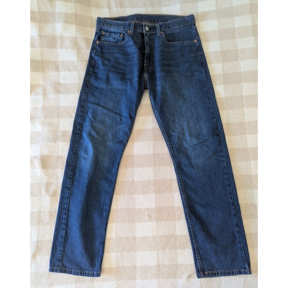 Levis 505 Regular Fit Jeans, Size 34 x 32 - Blue